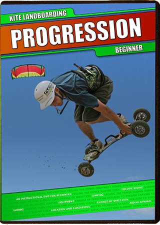 Progression Kite Landboarding Beginner DVD Cover